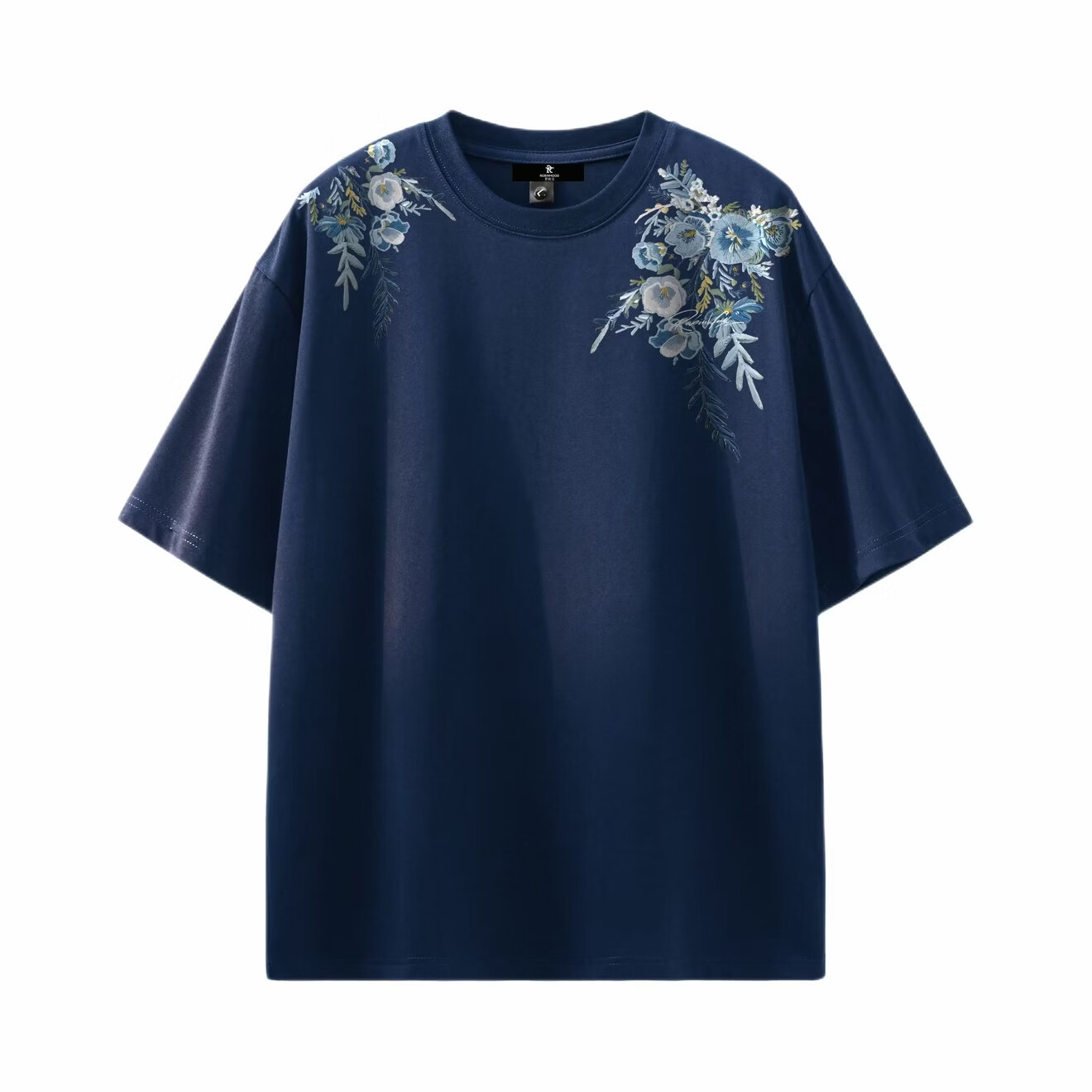 ROBINHOOD透气美式双肩短袖T恤 SR6A-2312-YHA7299 丈青 3XL