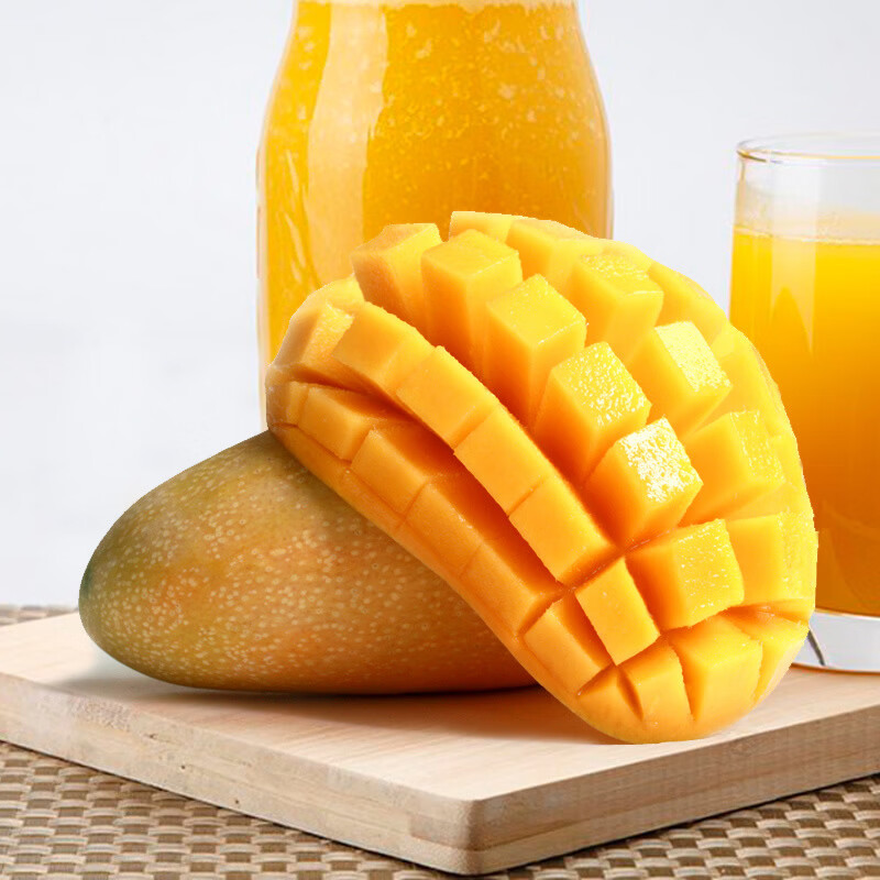 芒果 海南三亚金煌芒 个大肉厚香甜 大青芒 当季热带水果礼盒装 8斤礼盒装