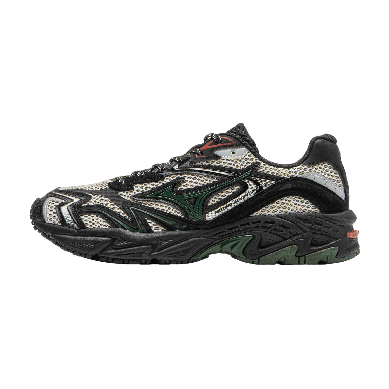 美津浓（MIZUNO）25年新款ADVENTURE V2 千禧复古跑鞋软弹缓震透气休闲运动鞋