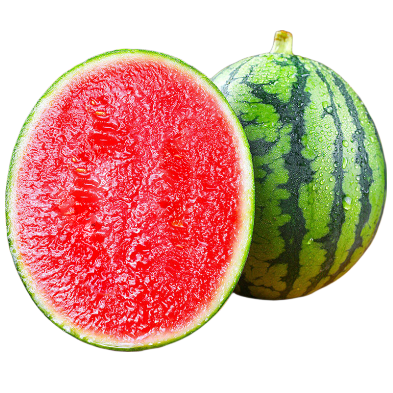 京觅安徽小糖丸西瓜 1个装 净重2斤 2k手撕小西瓜新鲜水果源头直发