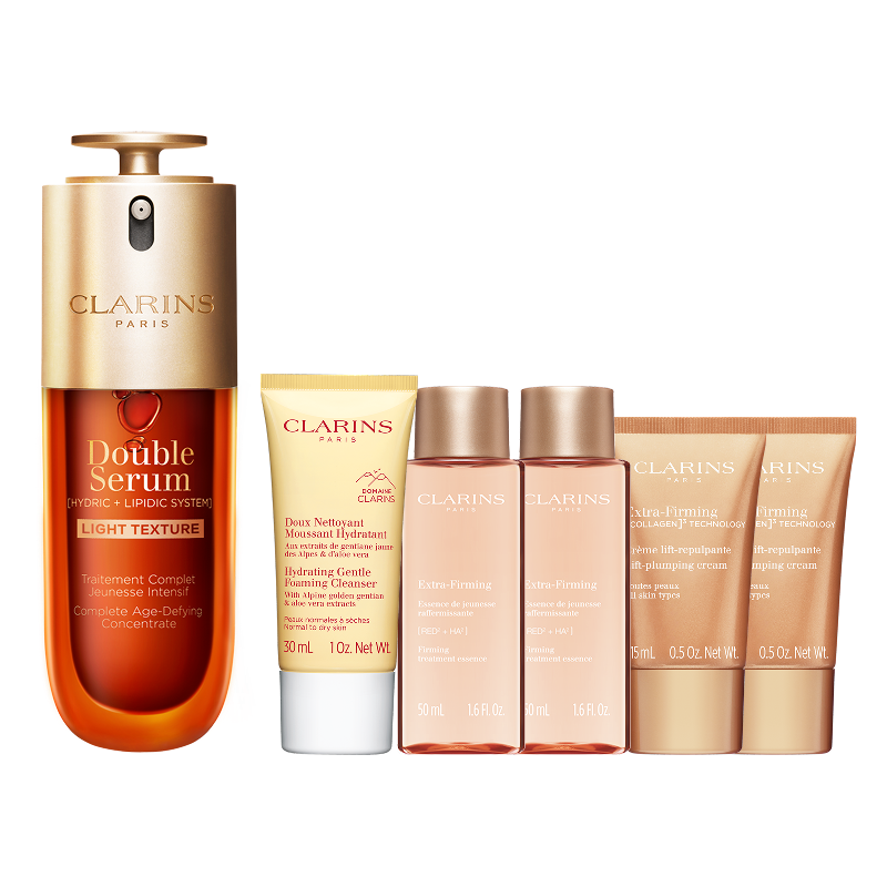 娇韵诗油皮双萃精华50ml平水油维稳滋养淡纹护肤品化妆品生日礼物送女友