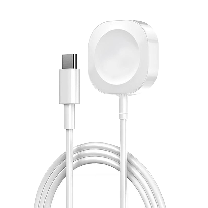 毕亚兹适用苹果手表充电器 apple iwatch充电器线s11/10/9/8/7/6/5/SE3/Ultra3长方形type-c磁吸充电底座