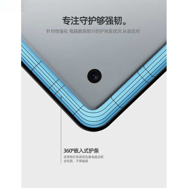 嘉丽诗适用外星人星舰16X电脑包16寸笔记本内胆包防水保护套手提包防震 黑色+黑色外星人 17.3英寸 360°气囊防护
