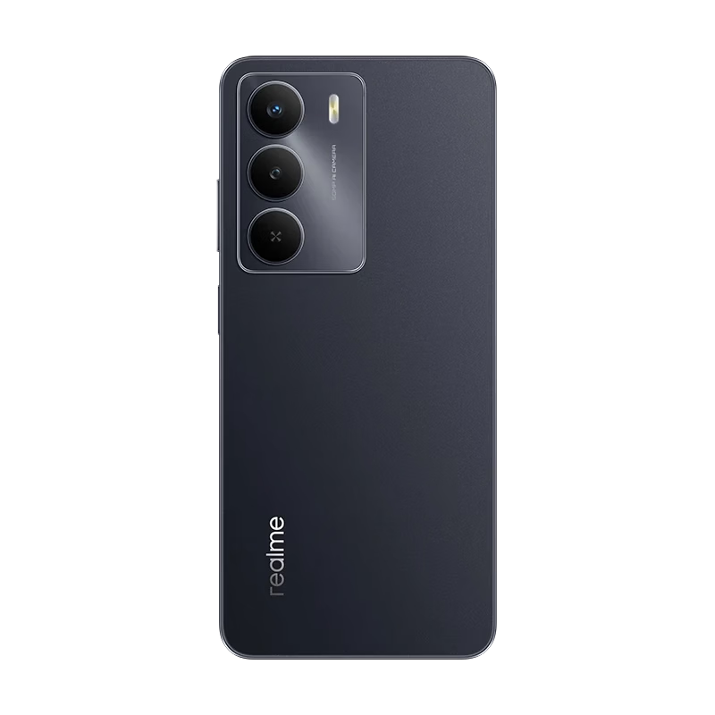 realme真我V70 OPPO IP64防尘防水 300%超大音量 八核双模5G强芯 5000mAh大电池手机  6+128GB玄武黑