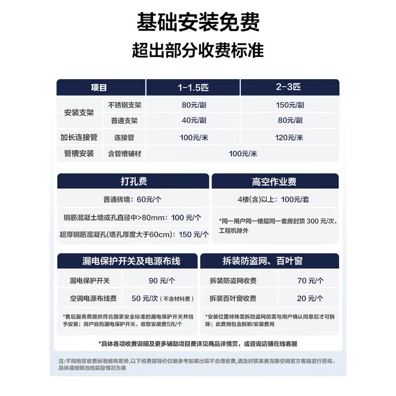 奥克斯(AUX)家电补贴15%大2匹/3匹新一级/三级能效变频冷暖节能省电家用立柜式圆柱空调柜机以旧换新 大3匹 一级能效 【省电超值性价比】32-48平