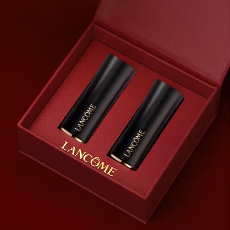 兰蔻（LANCOME）口红196小蛮腰菁纯274 200 粉金316 505 336礼盒生日礼物送女友  情人节限定套盒(色号196+274) 礼盒礼袋