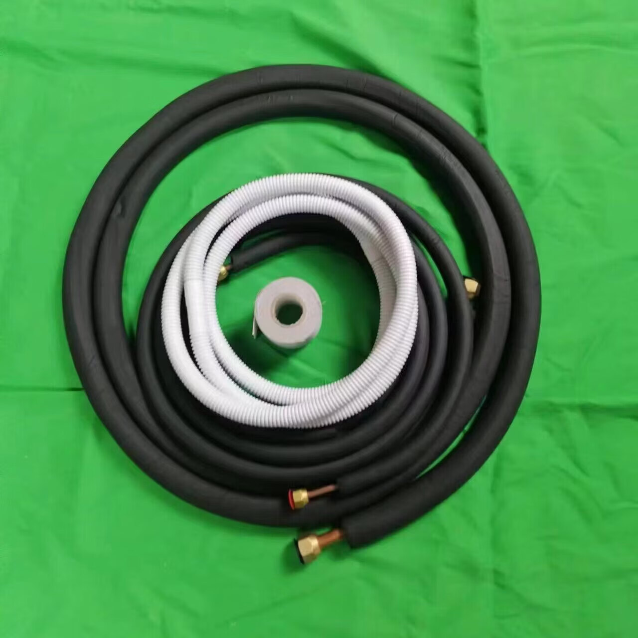 双幼空调铜管通用成品定频变频加厚铜厚壁连接管保温免焊接连接铜管 1P-1.5P变频_6-10接口__3米