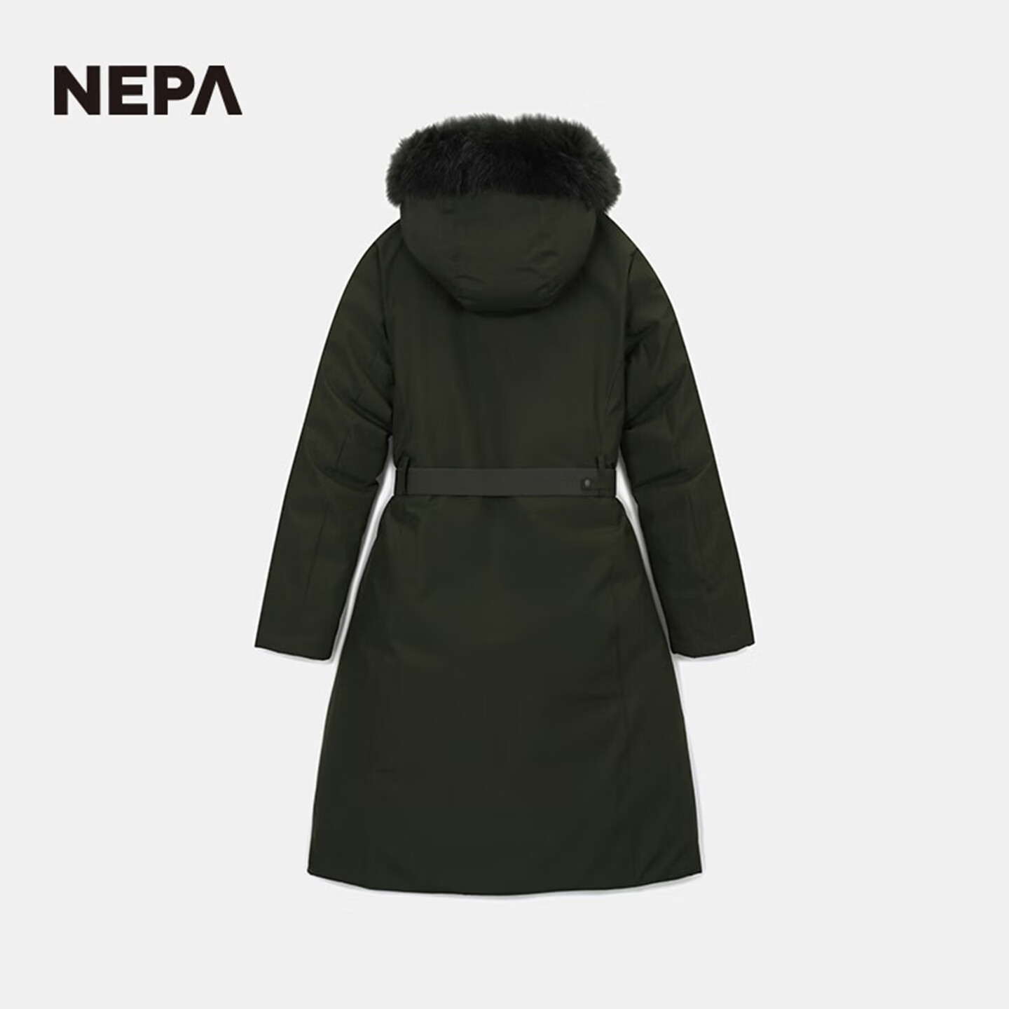 NEPA耐葩24秋冬新品户外女士长款防泼水防风保暖羽绒服CK82075 海带绿色K30 M 170/92A(100)