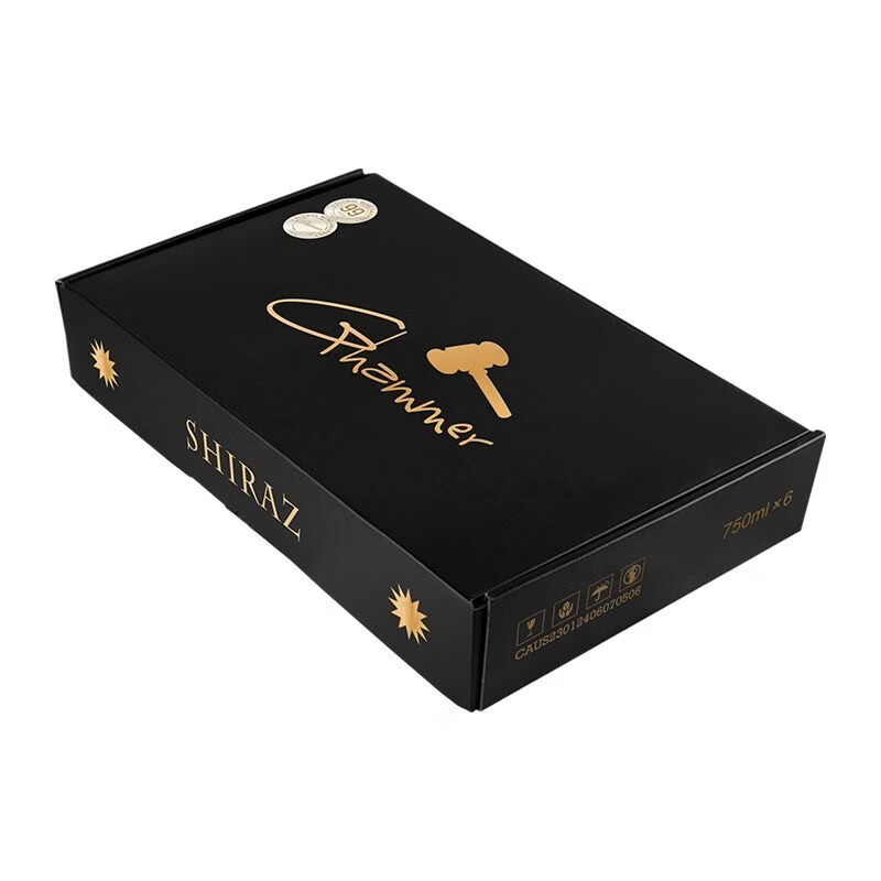 Ghammer大金锤西拉干红葡萄酒澳大利亚原瓶进口红酒礼盒送礼 六瓶一箱  京东快递