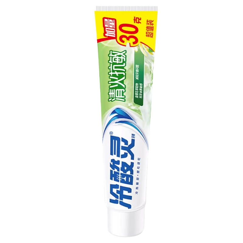 冷酸灵草本抗敏牙膏富含金银花成分减轻牙龈问题140g