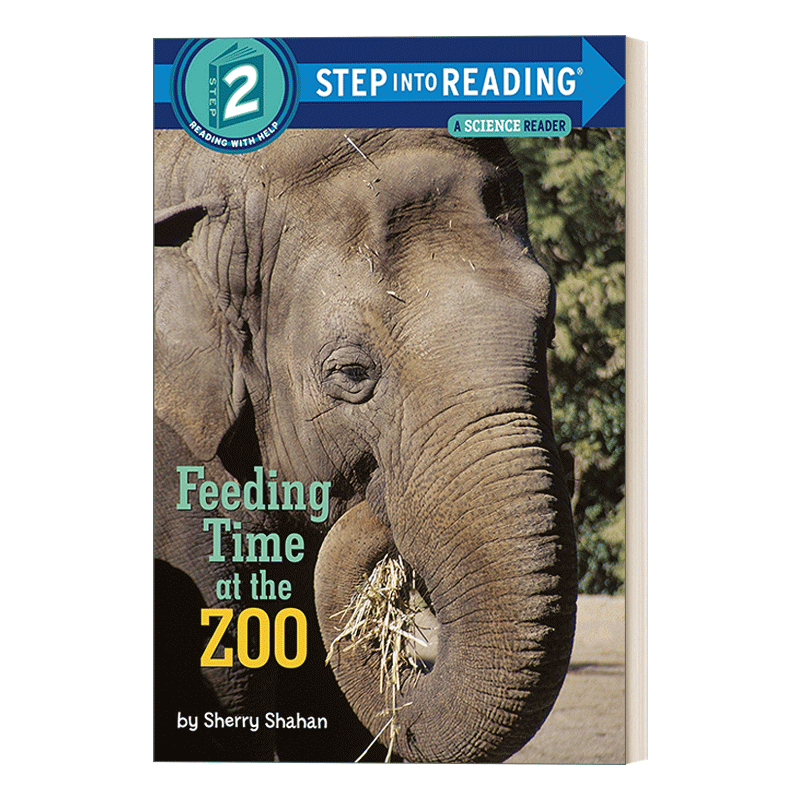 【二手书】Step into Reading 2 - Feeding Time at the Zoo 英文原版 动物园喂食时光 英文版 进口英语原版书籍 分级阅读