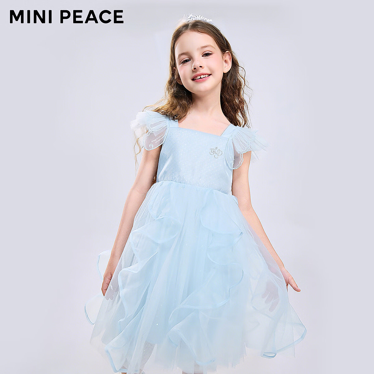 【公主系列】MINIPEACE太平鸟童装女童连衣裙夏季镶钻礼服公主裙