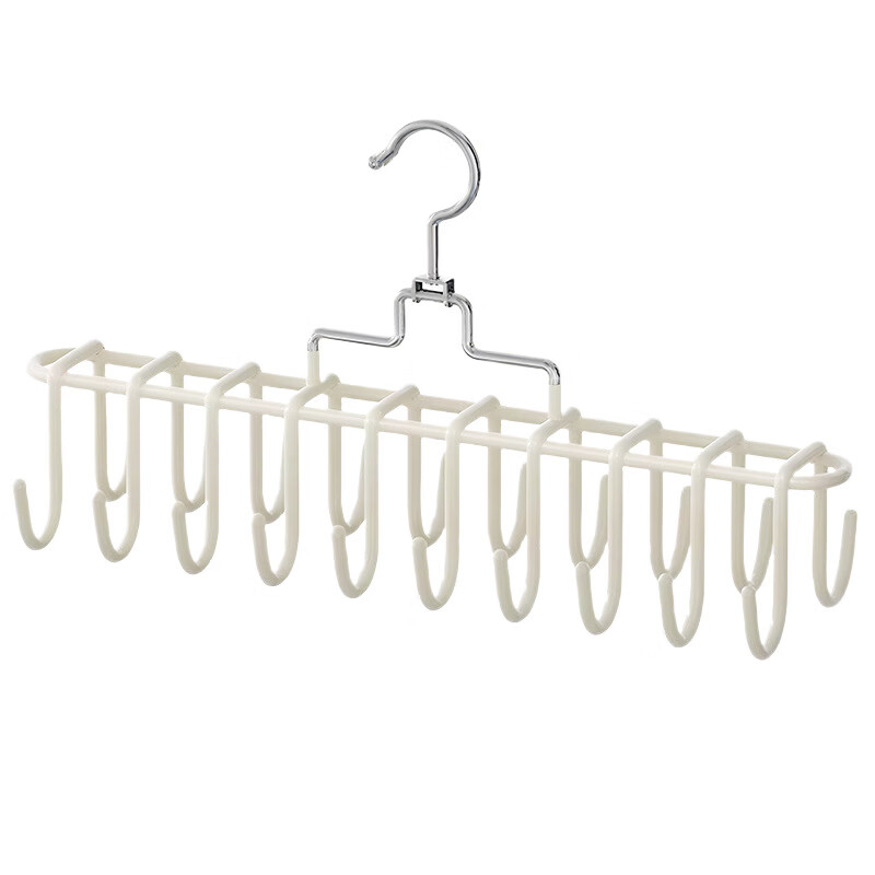 内衣挂架吊带衣架多功能无痕收纳神器家用宿舍学生防滑 多功能衣架挂钩20钩-杏色