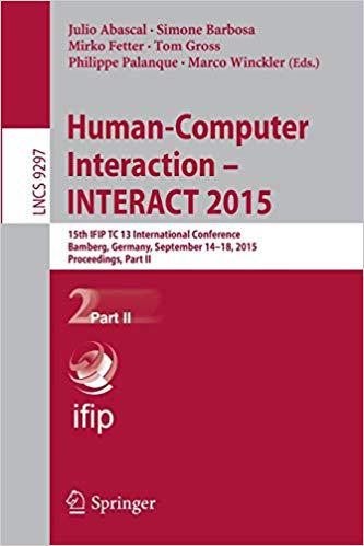 【预订】human-computer interaction – interact