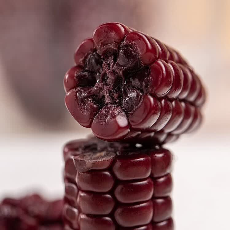 彩云之南西双版纳紫拇指小玉米自然生长新鲜现摘现发玉米真空包装 紫拇指小玉米1公斤/箱（16-20根） （礼盒装）