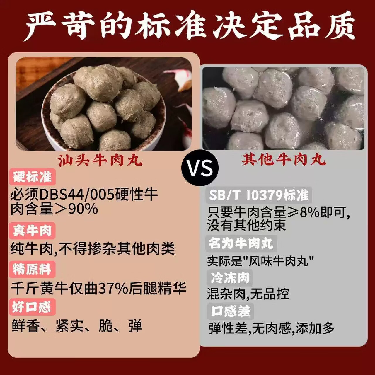 美佳昌潮汕牛肉丸正宗手打牛筋丸子组合手工撒尿牛肉丸汕头特产火锅食材 汕头原材地直发 手打牛筋丸3斤【液氮保鲜-冷链到家】