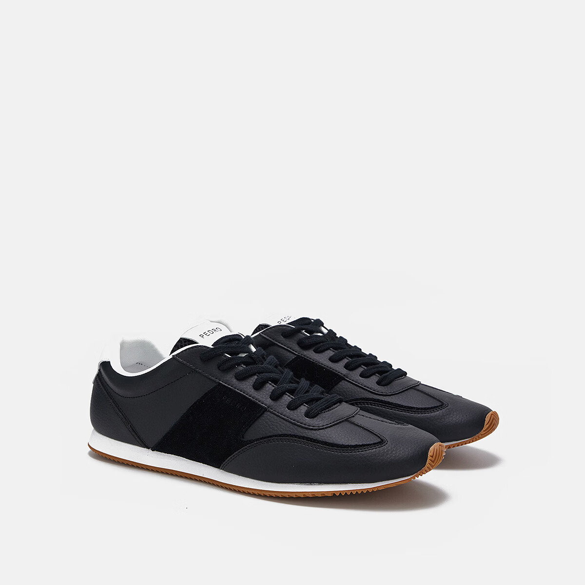 PEDRO德训鞋舒适透气运动鞋蛇年新禧系列男鞋送鞋带PM1-76210261 黑色 -双鞋带 41