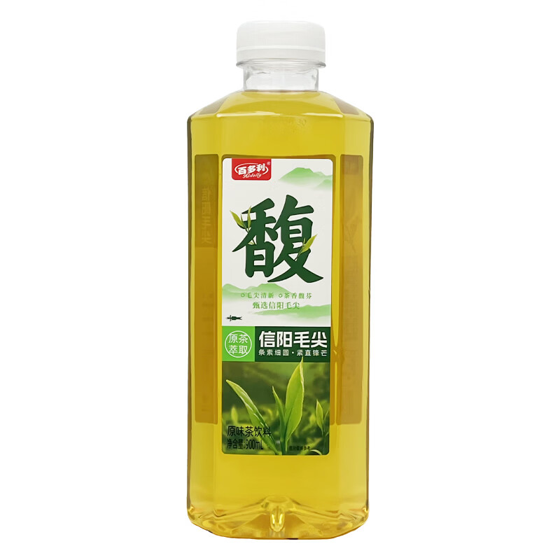 百多利信阳毛尖茶饮料900ml*12瓶原茶萃取无糖茶草本植物饮品大瓶装整箱 信阳毛尖饮料【900ml*12瓶】整箱发货