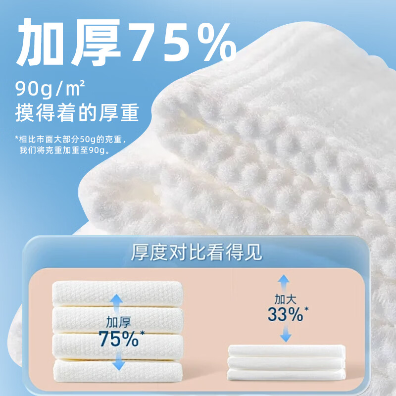 棉小然一次性浴巾70*140cm加大加厚珍珠纹独立包装出差旅行必备酒店用品 一次性浴巾 3条