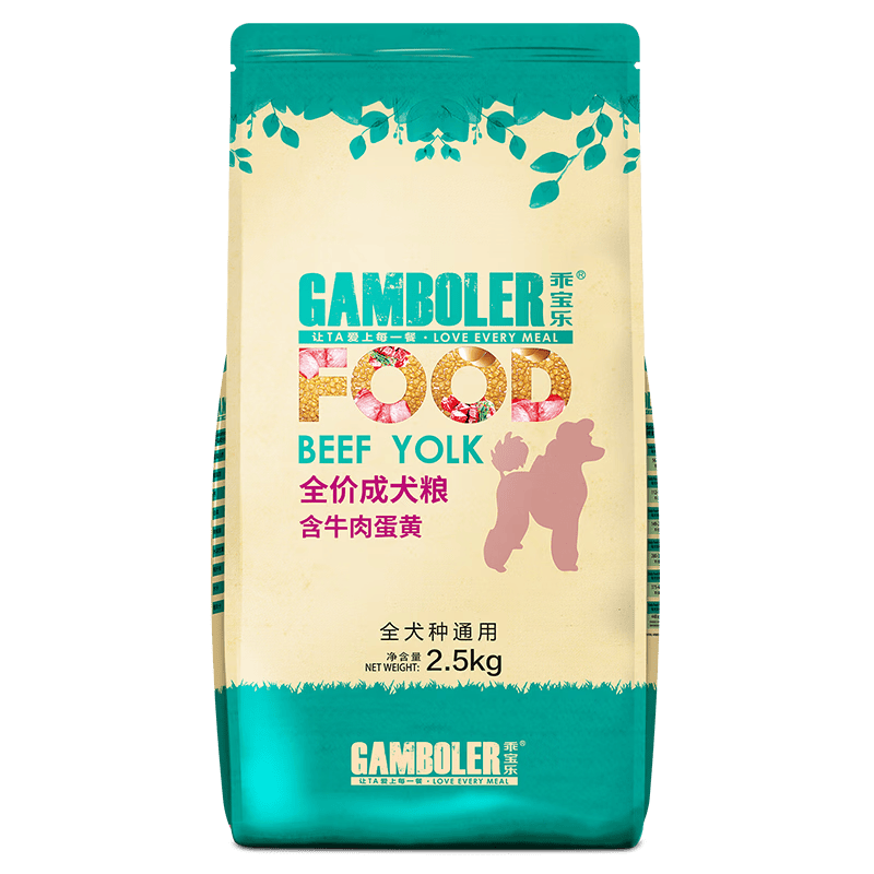 麦富迪狗粮 乖宝乐狗粮成犬通用均衡营养（牛肉蛋黄）10kg/20斤