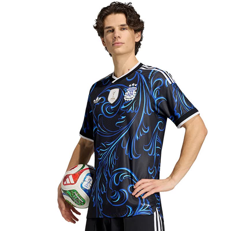 阿迪达斯（adidas）男子夏季阿根廷足球运动休闲短袖T恤JM5901 JM5901 XL