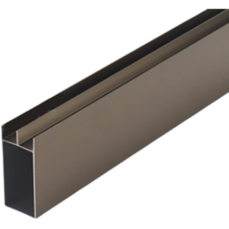 定制 香槟色打灶台铝材大山槽管瓷砖橱柜铝合金立柱mm卡槽配