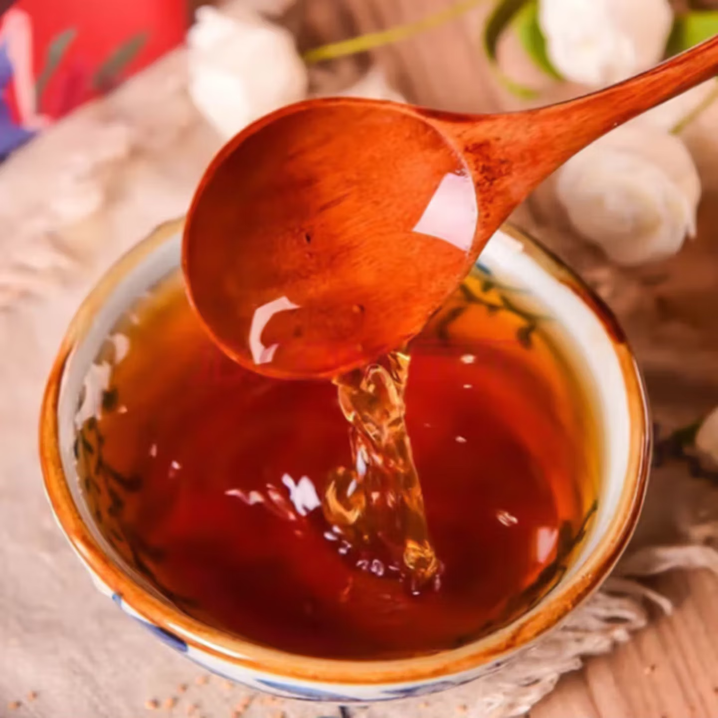 红糖姜茶即冲速溶红糖汁老姜黑糖红糖蜂蜜姜茶 30条*1袋