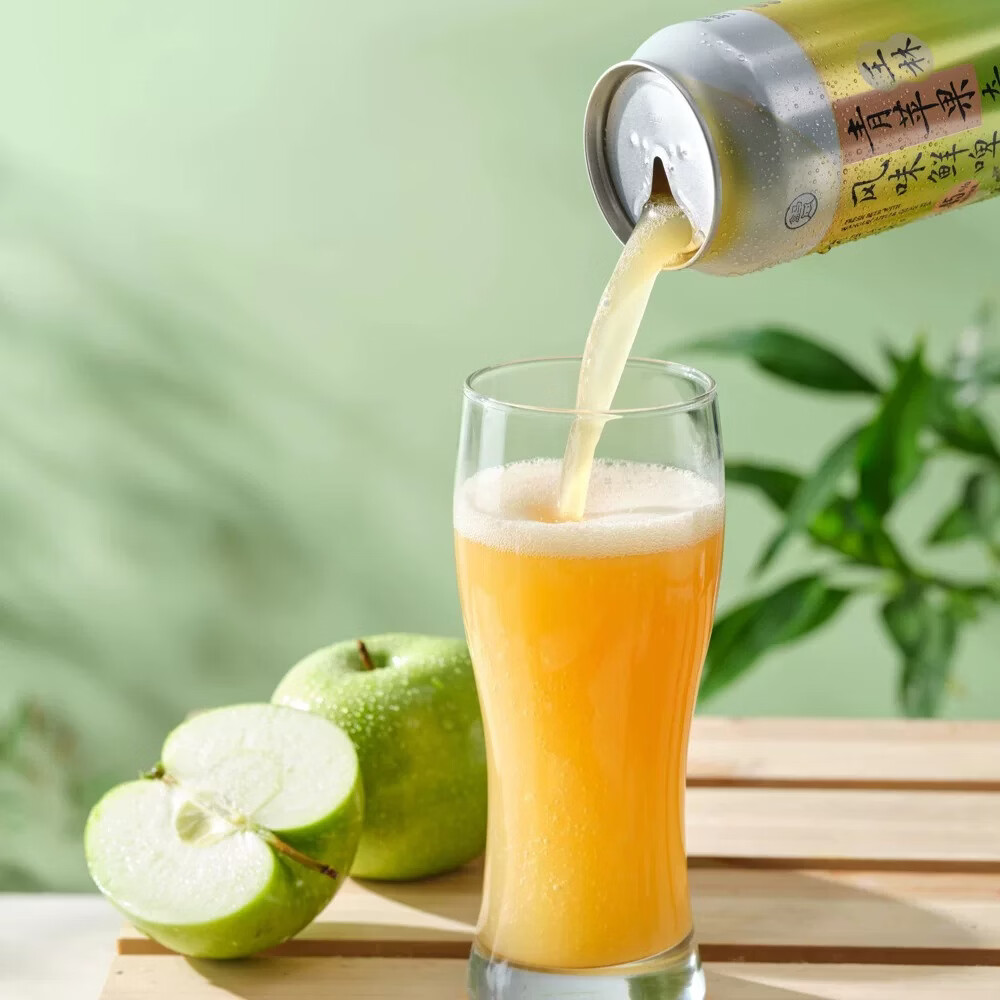 盒马精酿柠檬乌龙小麦鲜啤酒红颜草莓王林苹果奇兰龙井茶紫苏杨梅啤酒 王林青苹果奇兰茶鲜啤酒500ml*3罐