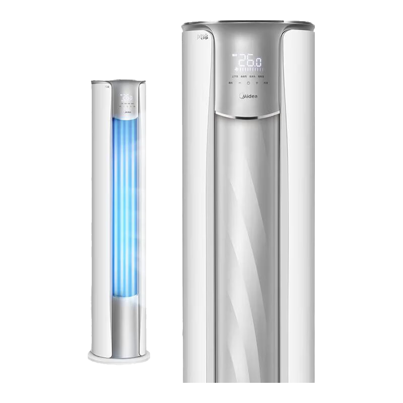 美的（Midea）大3匹 新一级能效 风锦二代 空调柜机变频 节能省电 家用立式圆柜客厅柜式冷暖冷暖 国家补贴 8折 风锦二代 大3匹 一级能效 【升级自清洁】第四代