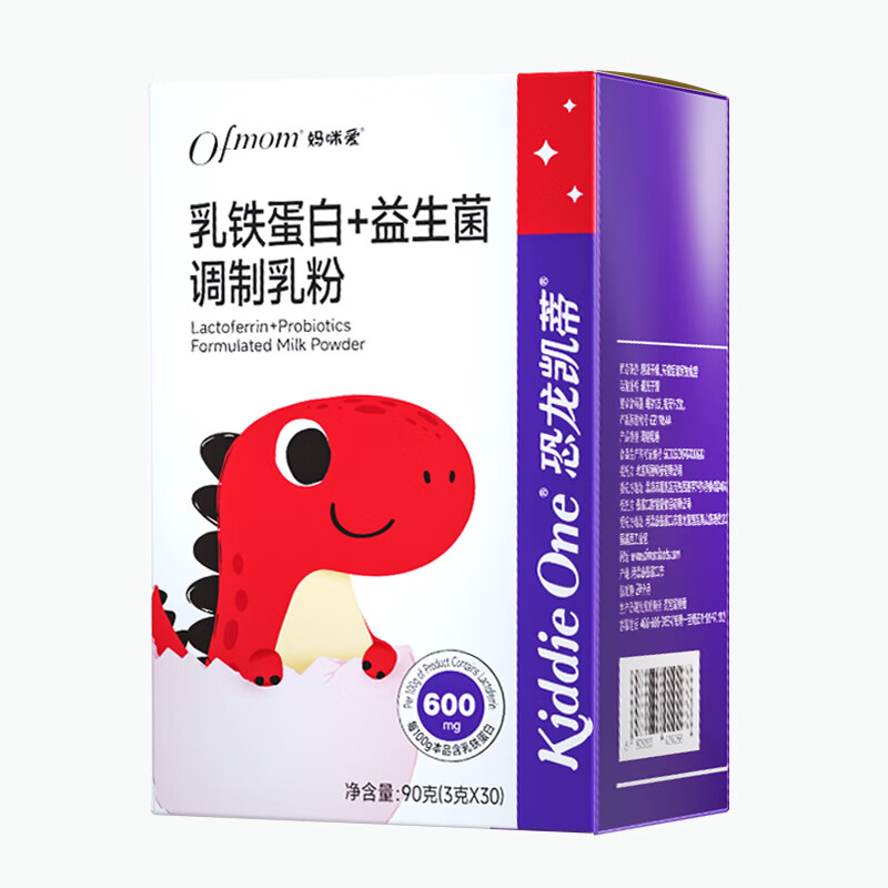 妈咪爱小恐龙益生菌+乳铁蛋白高含量免疫球蛋白 乳铁 3g*30袋