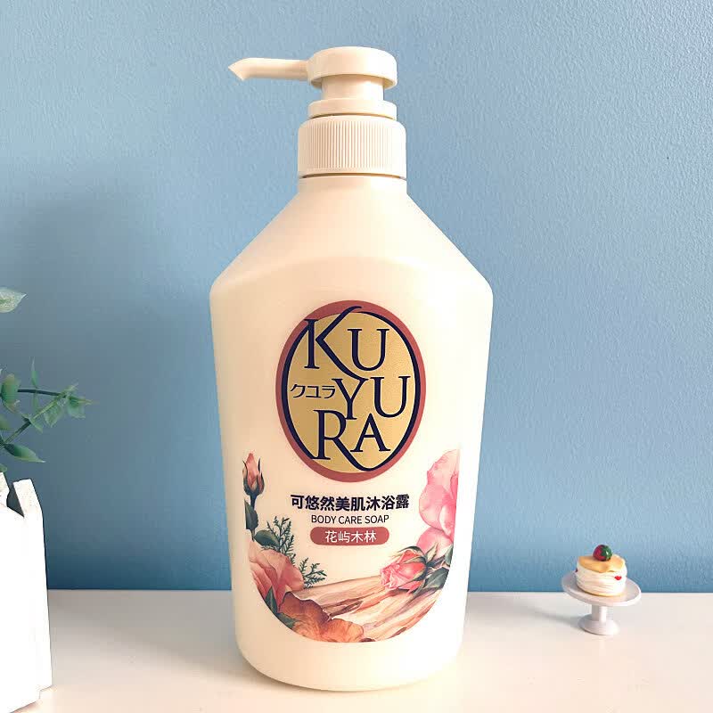 可悠然美肌香氛滋润沐浴露(花屿木林)550ml沐浴液沐浴乳舒爽净肤 花屿木林沐浴露550ml【新款】