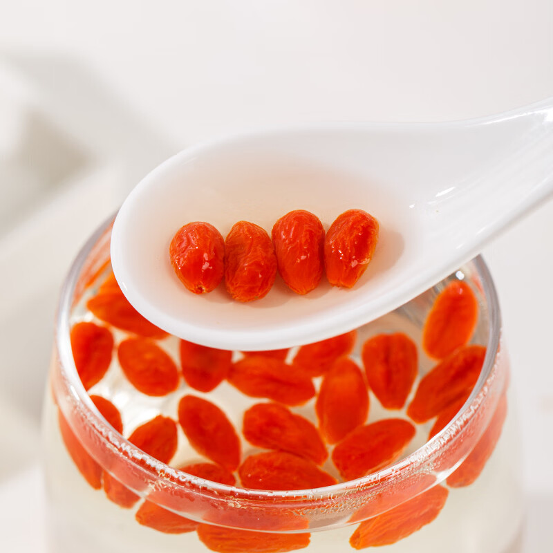 内廷上用宁夏中宁枸杞正宗宁夏特级头茬大果红枸杞子养生茶家庭分享装 有机中宁枸杞 10g*20袋 枸杞