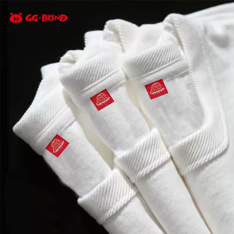 猪猪侠（GG·BOND）儿童冰爽速干T恤休闲百搭短袖上衣夏季男女童运动凉感衣夏款潮 米白 【2件装】 150