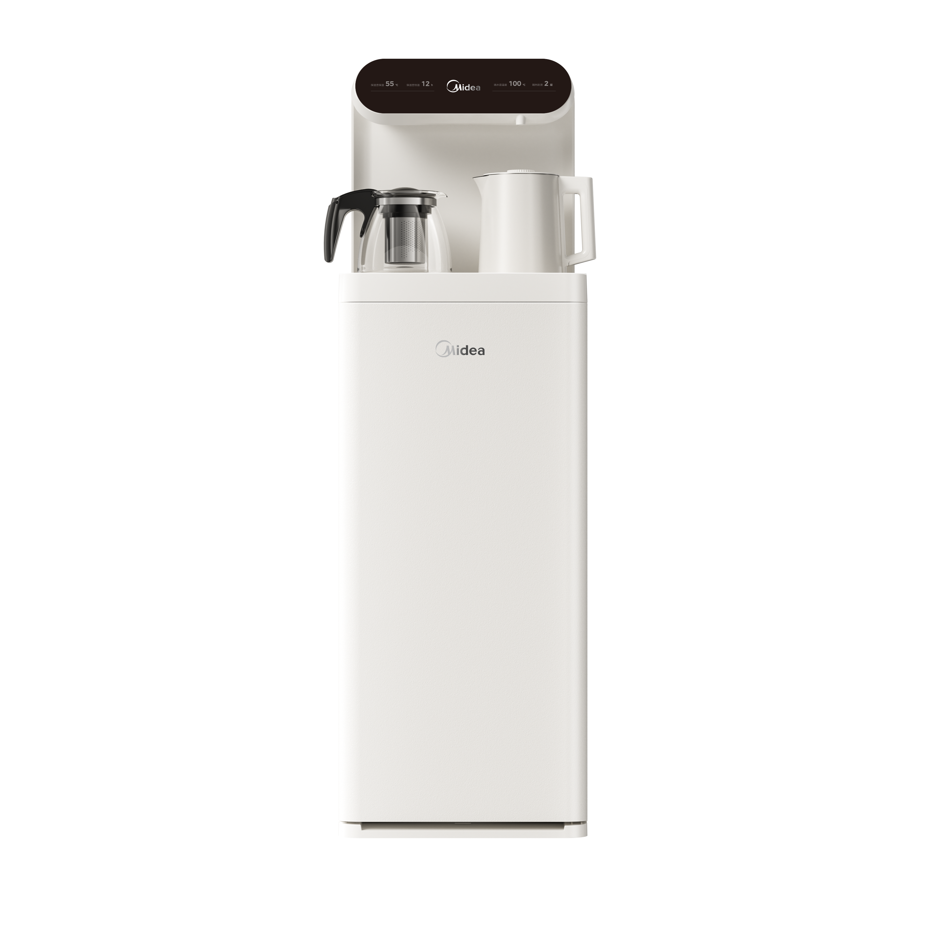 美的（Midea）茶吧机饮水机家用2026年新款烧水壶电热水壶客厅立式桶装下置多功能茶吧柜电水壶养生壶YCR-2666