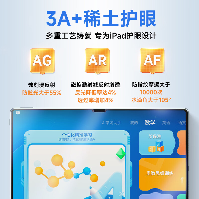 0度适用华为MATEPAD PRO11 PRO13.2 11.5/11.5S英寸钢化膜保护膜医用护眼抗蓝光AR增透抗指纹耐磨贴膜 PADPRO13.2/AR增透八项防护23/25款