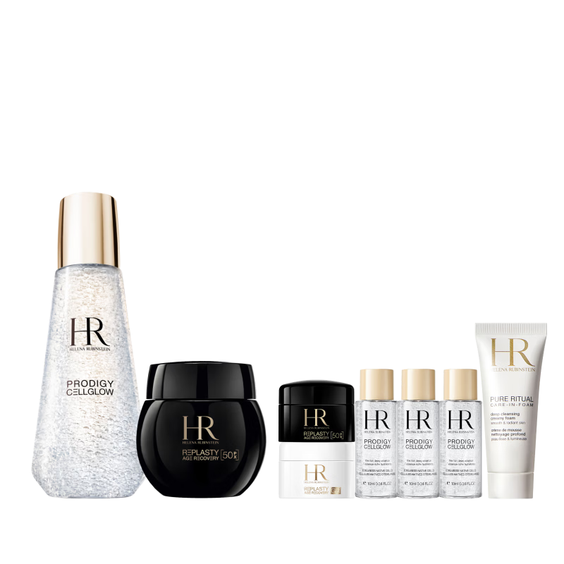 赫莲娜HR黑绷带面霜+小露珠精华保湿护肤品套装化妆品生日礼物送女友