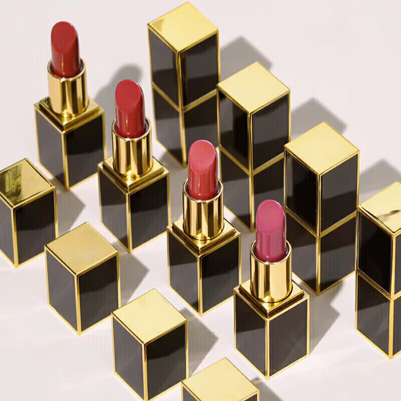 tf黑管口红水感缎光哑光唇膏显白16滋润礼盒装生日礼物女 水感缎光69豆沙玫瑰色礼盒装