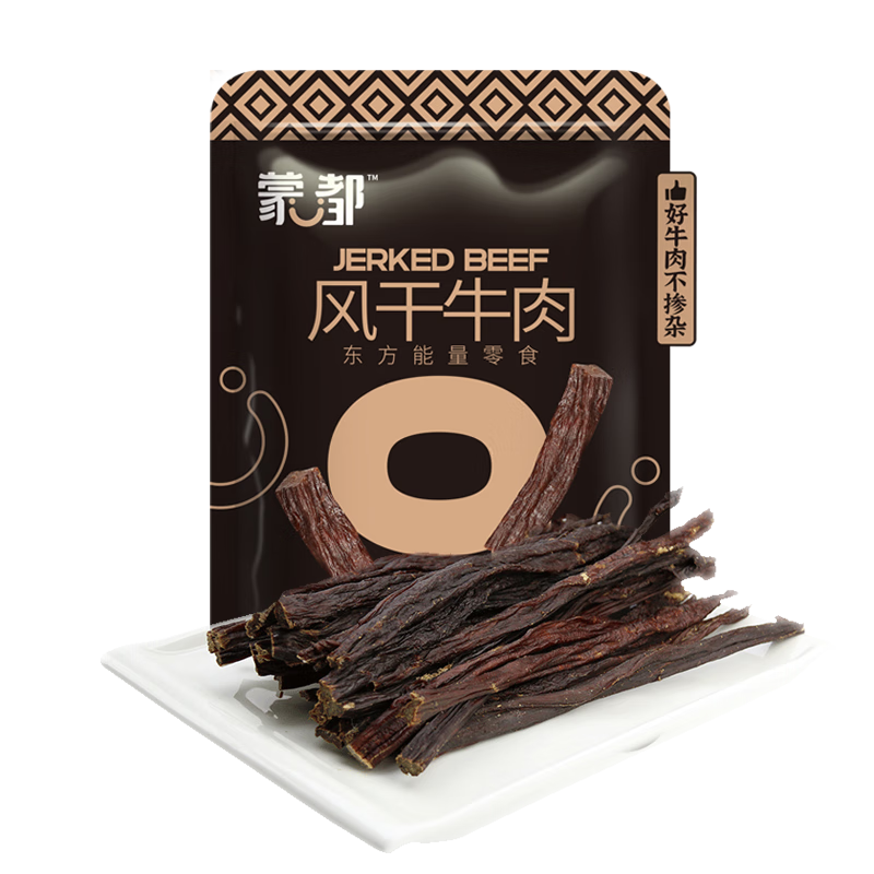 蒙都 耶律小勇 风干牛肉干 原味 200g