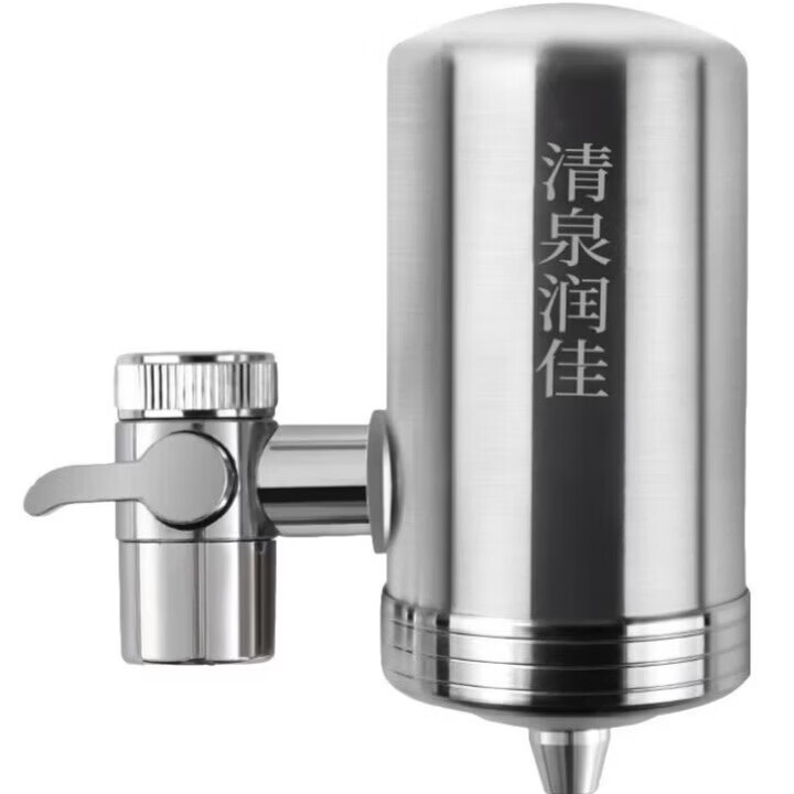 清泉润佳净水器水龙头过滤器厨房净水龙头余氯净化器陶瓷滤芯一机十芯 【直播同款】一机十芯【共10芯】送水砂纸