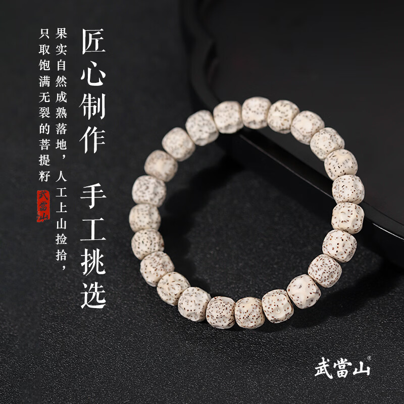 武当山无相菩提子手串 原生态星月菩提手链文玩盘玩手串男女款七夕礼物 脱脂星月菩提