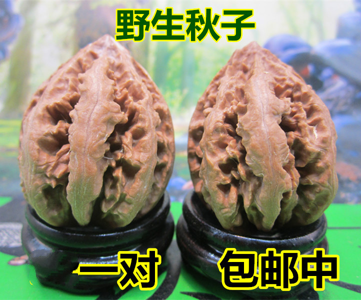 埃落芙(ailuofu)高品质异形核桃长白山东北文玩野生核桃秋子官帽麻