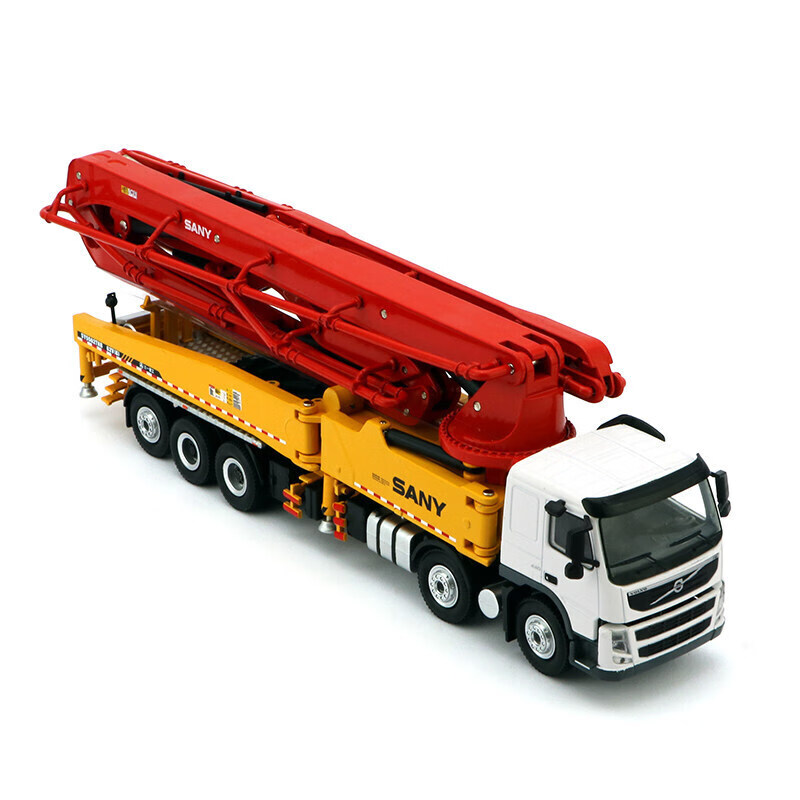 【2019新年礼物】 三一重工 原厂 沃尔沃卡车 62米混泥土泵车 合金车