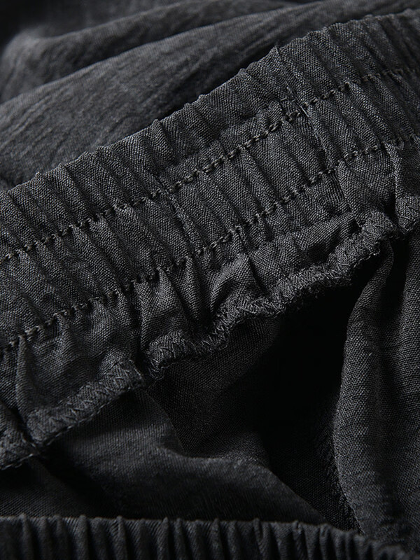 老年人裤子女夏季薄款直筒阔腿裤2026妈妈裤子洋气老太太奶奶裤子 卡其 XL  推|荐95-105斤