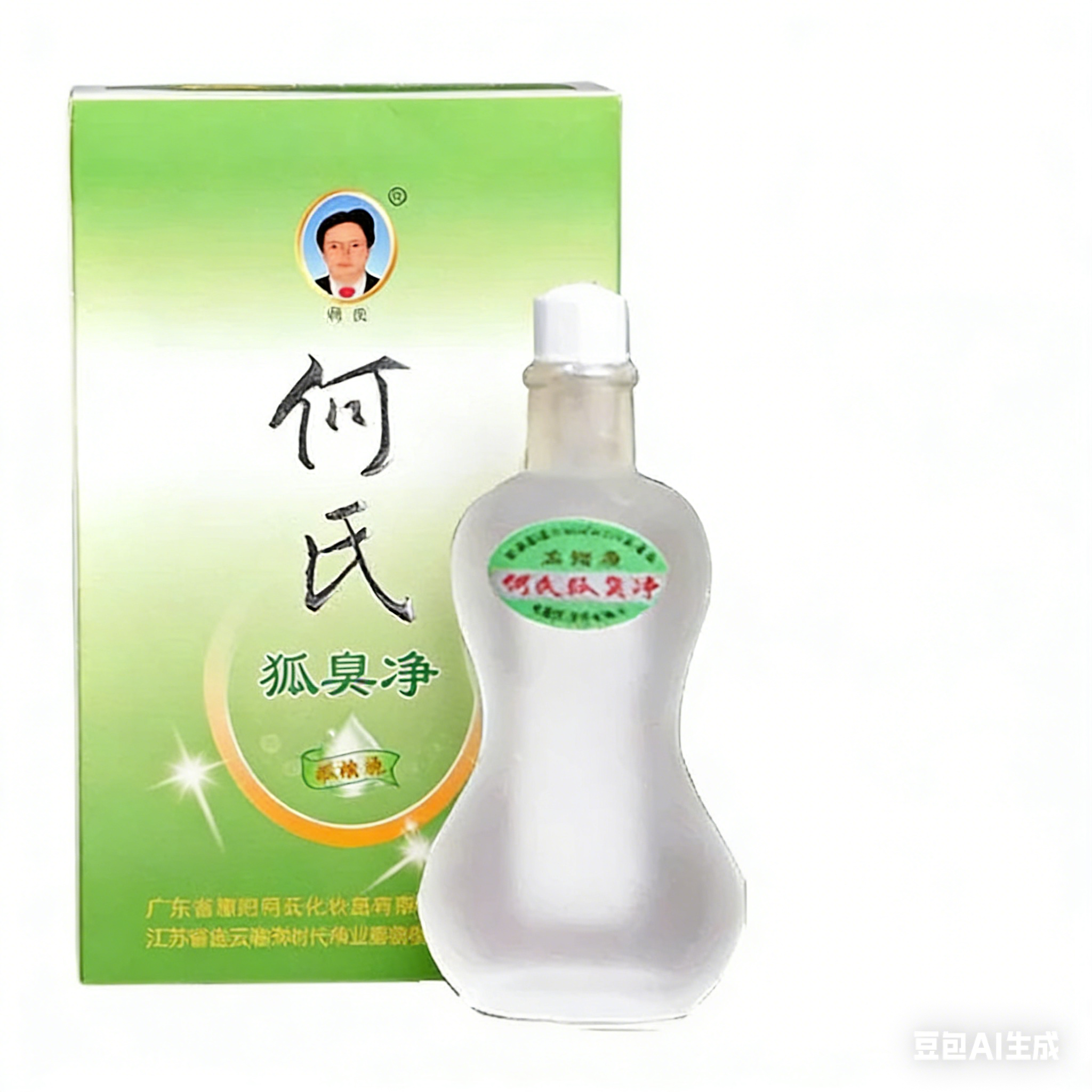何氏老配方何氏狐臭净狐净除臭腋臭净味水浓缩液无色无味 白色 浓缩型