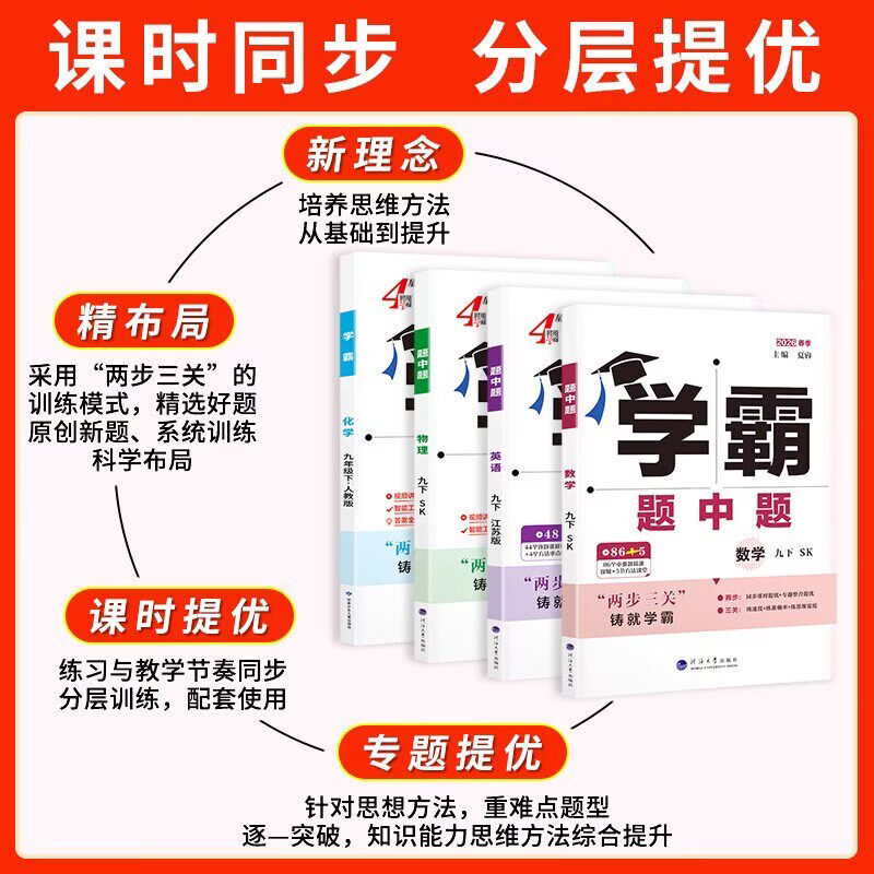 2026学霸题中题七年级上册下册数学英语苏科版人教北师沪科版苏教版同步课时作业本练习册 【2026春】英语- 江苏版（译林）  七下