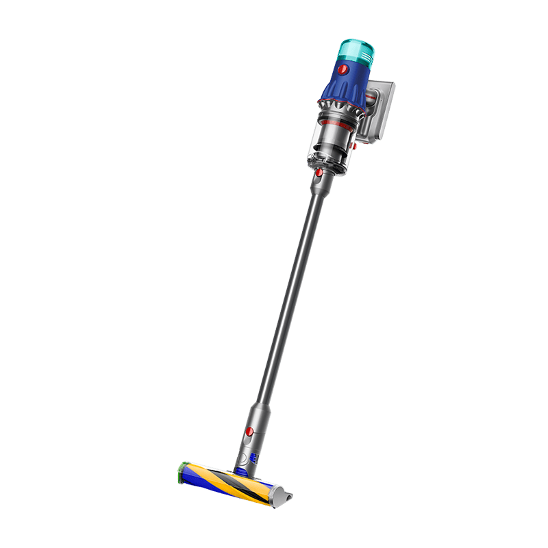 戴森（DYSON）V12 Detect Slim Fluffy无绳吸尘器（蓝色）手持无线 除螨 宠物 家庭适用