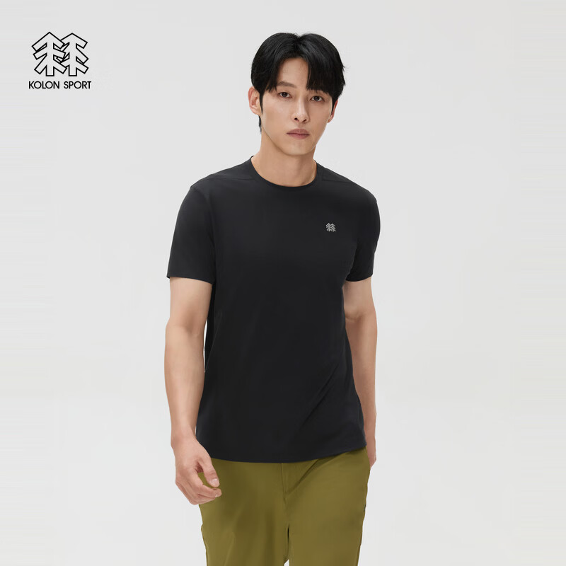 KOLON SPORT/可隆户外休闲衣 男士接触凉感UPF40+ CARVICO短袖T恤