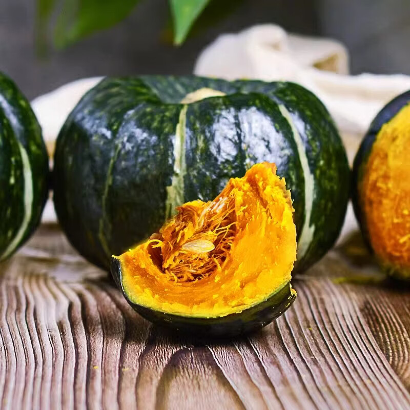 鲜级佳贝贝南瓜板栗味当季新鲜蔬菜时令生新早餐食品 5斤含箱 净重 4.6斤 贝贝南瓜