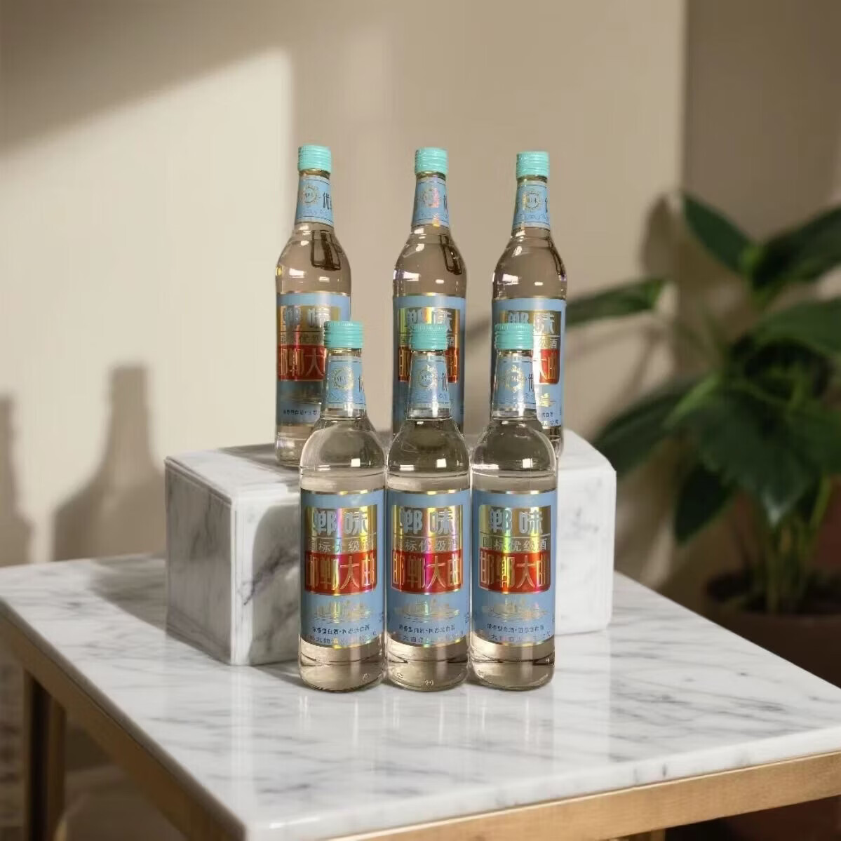 郸味邯郸大曲经典纯酿造浓香型白酒500ml41度白酒 41度 500mL 6瓶 一箱