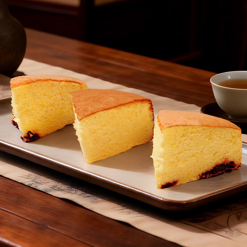 鲜达仓仓戚风蛋糕牛奶软蛋糕早餐软面包手工DIY蛋糕胚半成品200g糕点零食 原味1盒+蓝莓味1盒